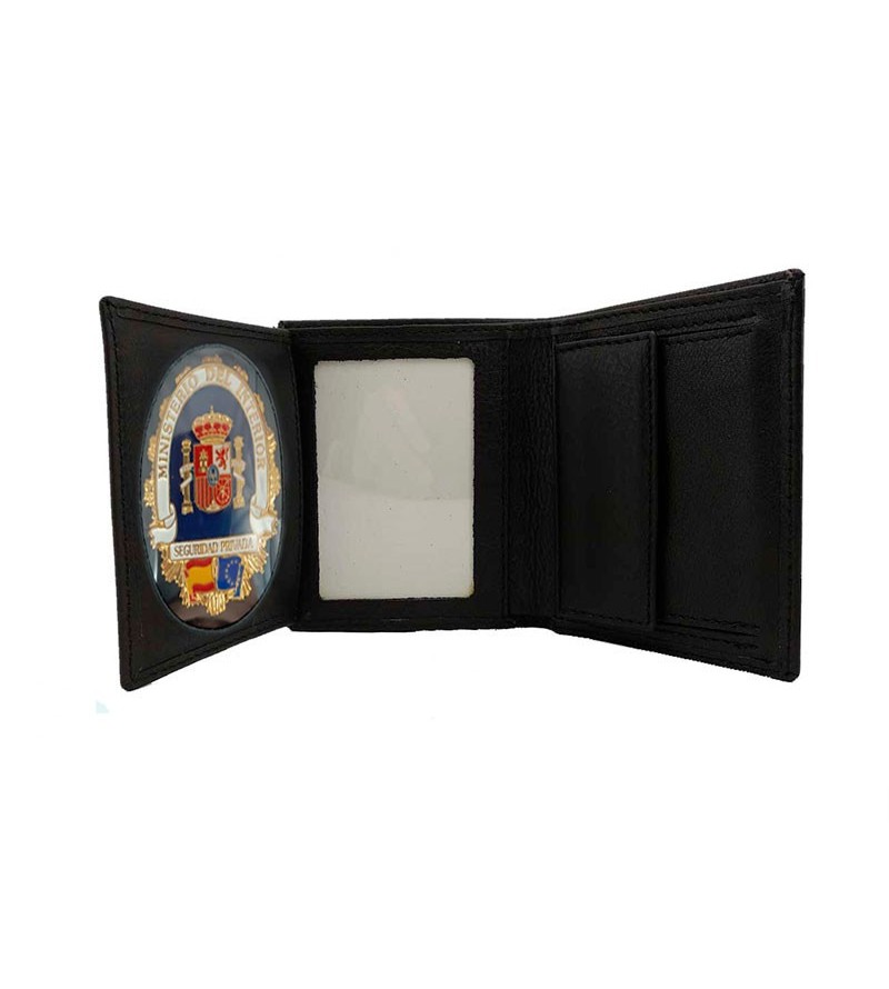 Portafoglio Porta Placca Pelle Bovino PIEL CABRERA Mod. 807 Arancione – Dimensioni Compatte 8x10,5cm - 3