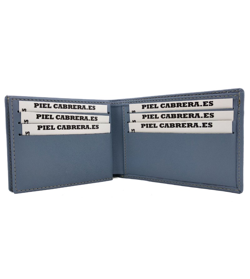 Cartera Porta Placa Policía Nacional - Piel Vacuno Premium, Con Protección RFID